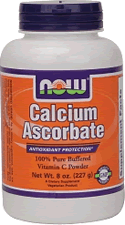 Now Foods, Calcium Ascorbate 100% Pure Buffered Vitamin C Powder, Net Wt 8 oz (227 g)
